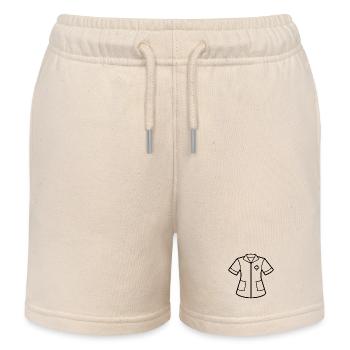 Infirmière Scrub - Short de jogging enfant bio Stanley/Stella - écru doux - Devant