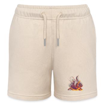 Die Sprache des Feuers – Fractal Art - Kinder Organic Joggingshorts Mini Bolter von Stanley/Stella - Natur - Vorne