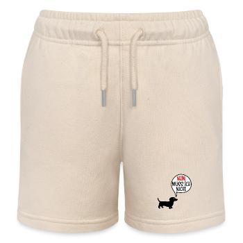 Dackel Hunde - Nein - Kinder Organic Joggingshorts Mini Bolter von Stanley/Stella - Natur - Vorne