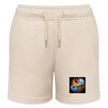 The Elements - Kids Organic Sweat Shorts by Stanley/Stella - soft Ecru - Front