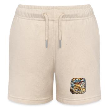 The sky is the limit - Kids Organic Sweat Shorts by Stanley/Stella - soft Ecru - Front