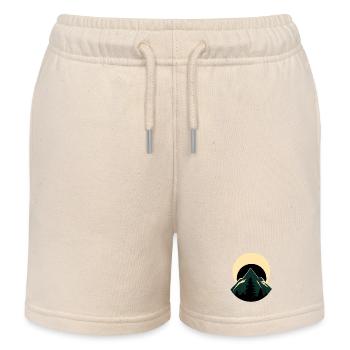 Nordic Moon Mountain Escape - Kids Organic Sweat Shorts by Stanley/Stella - soft Ecru - Front