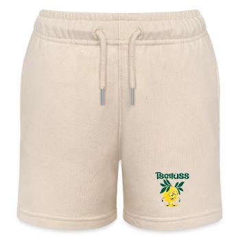 Farewell Job Change Lemon - Kids Organic Sweat Shorts by Stanley/Stella - soft Ecru - Front
