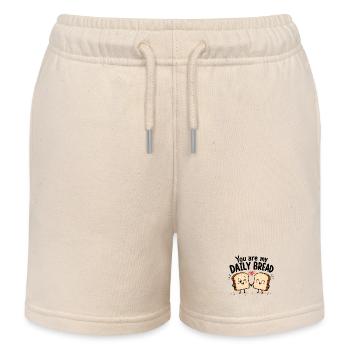 You Are My Daily Bread | Süßes Brot Comic - Kinder Organic Joggingshorts Mini Bolter von Stanley/Stella - Natur - Vorne