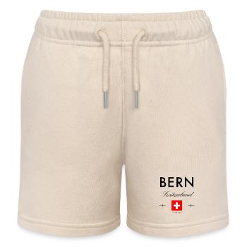 Bern Schweiz Koordinaten Reise Souvenir - Kinder Organic Joggingshorts Mini Bolter von Stanley/Stella - Natur - Vorne