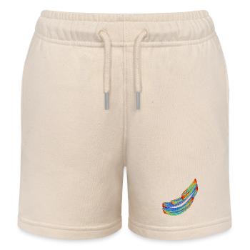 Seidenbahnen des Chaos – Chaos Theory - Kinder Organic Joggingshorts Mini Bolter von Stanley/Stella - Natur - Vorne