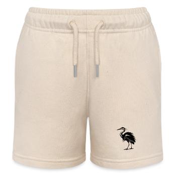Reiher - Kinder Organic Joggingshorts Mini Bolter von Stanley/Stella - Natur - Vorne