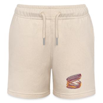 Lichtwirbel des Chaos – Strange Attractor  - Kinder Organic Joggingshorts Mini Bolter von Stanley/Stella - Natur - Vorne