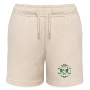 Bevor du fragst Nein freches Statement Büro Spruch - Kinder Organic Joggingshorts Mini Bolter von Stanley/Stella - Natur - Vorne