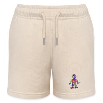 Figurine colorée - Short de jogging enfant bio Stanley/Stella - écru doux - Devant