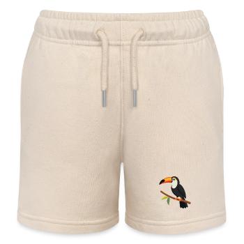 Tukan - Kinder Organic Joggingshorts Mini Bolter von Stanley/Stella - Natur - Vorne