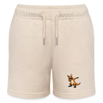 Dabbing Känguru - Kinder Organic Joggingshorts Mini Bolter von Stanley/Stella - Natur - Vorne