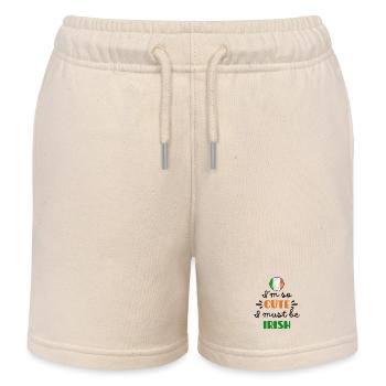 Ich bin so süß, ich muss irisch sein – Baby & Kinder - Kinder Organic Joggingshorts Mini Bolter von Stanley/Stella - Natur - Vorne