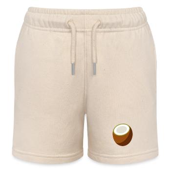 Kokosnuss - Kinder Organic Joggingshorts Mini Bolter von Stanley/Stella - Natur - Vorne