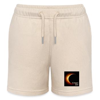 Spanien Sonnenfinsternis 2026 - Kinder Organic Joggingshorts Mini Bolter von Stanley/Stella - Natur - Vorne