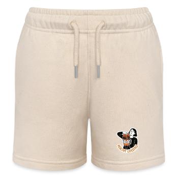 Gesunder Lebensstil Ironie Burger Blender Meme - Kinder Organic Joggingshorts Mini Bolter von Stanley/Stella - Natur - Vorne