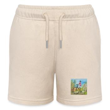  Hochrad - Kinder Organic Joggingshorts Mini Bolter von Stanley/Stella - Natur - Vorne