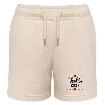 Granny Abuelita 2027, Spanien - Kinder Organic Joggingshorts Mini Bolter von Stanley/Stella - Natur - Vorne