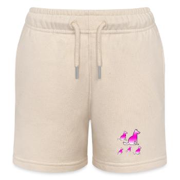 Hunde - Kinder Organic Joggingshorts Mini Bolter von Stanley/Stella - Natur - Vorne