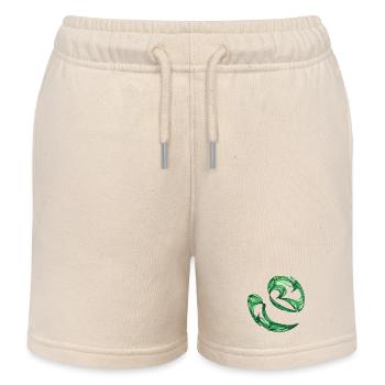 Dance of the Algae – Chaos Art - Kids Organic Sweat Shorts by Stanley/Stella - soft Ecru - Front