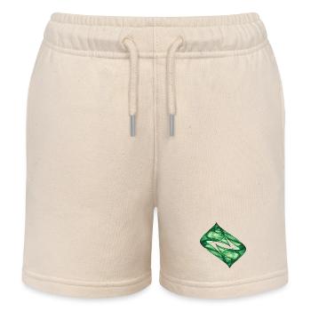 Dynamic Track - Nature - Chaos Art - Kids Organic Sweat Shorts by Stanley/Stella - soft Ecru - Front