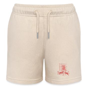 Short King - Kids Organic Sweat Shorts by Stanley/Stella - soft Ecru - Front