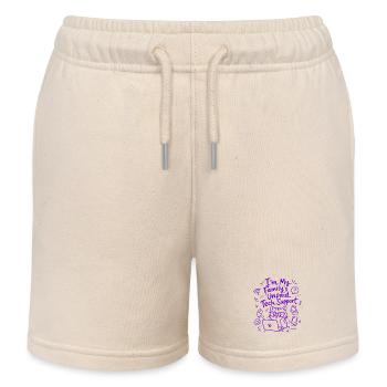 I'm My Family's Unpaid Tech Support - Funny Tech - Kids Organic Sweat Shorts by Stanley/Stella - soft Ecru - Front