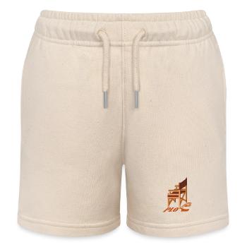 PLOT TWIST - Kids Organic Sweat Shorts by Stanley/Stella - soft Ecru - Front
