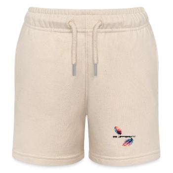 be different - Kids Organic Sweat Shorts by Stanley/Stella - soft Ecru - Front