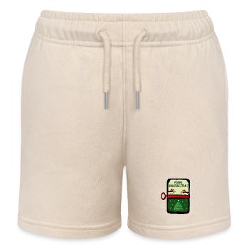 Frohe Weihnachten Fische - Kinder Organic Joggingshorts Mini Bolter von Stanley/Stella - Natur - Vorne