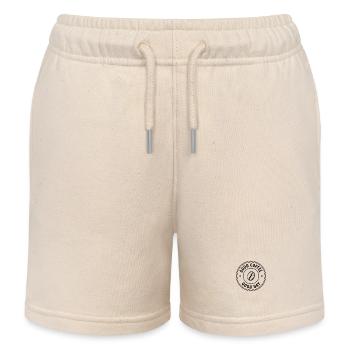 Good Coffee Good Day – Kaffee Design - Kids Organic Sweat Shorts by Stanley/Stella - soft Ecru - Front