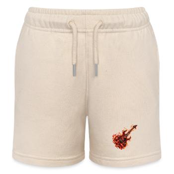 Inferno Dragon Gitarre - Kinder Organic Joggingshorts Mini Bolter von Stanley/Stella - Natur - Vorne
