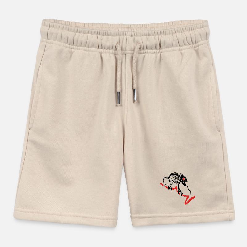 Gecko, Eidechse, Computer Kinder Organic Joggingshorts Mini Bolter von Stanley/Stella