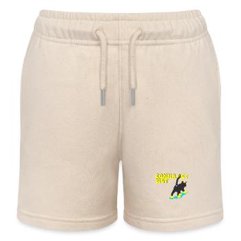 Lass uns nass werden - Kinder Organic Joggingshorts Mini Bolter von Stanley/Stella - Natur - Vorne