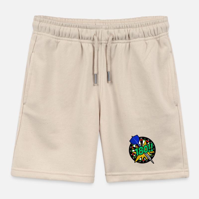 Jeu de fléchettes - Fléchettes - Éventails de fléchettes - Joueurs de fléchettes 180 Short de jogging enfant bio Stanley/Stella