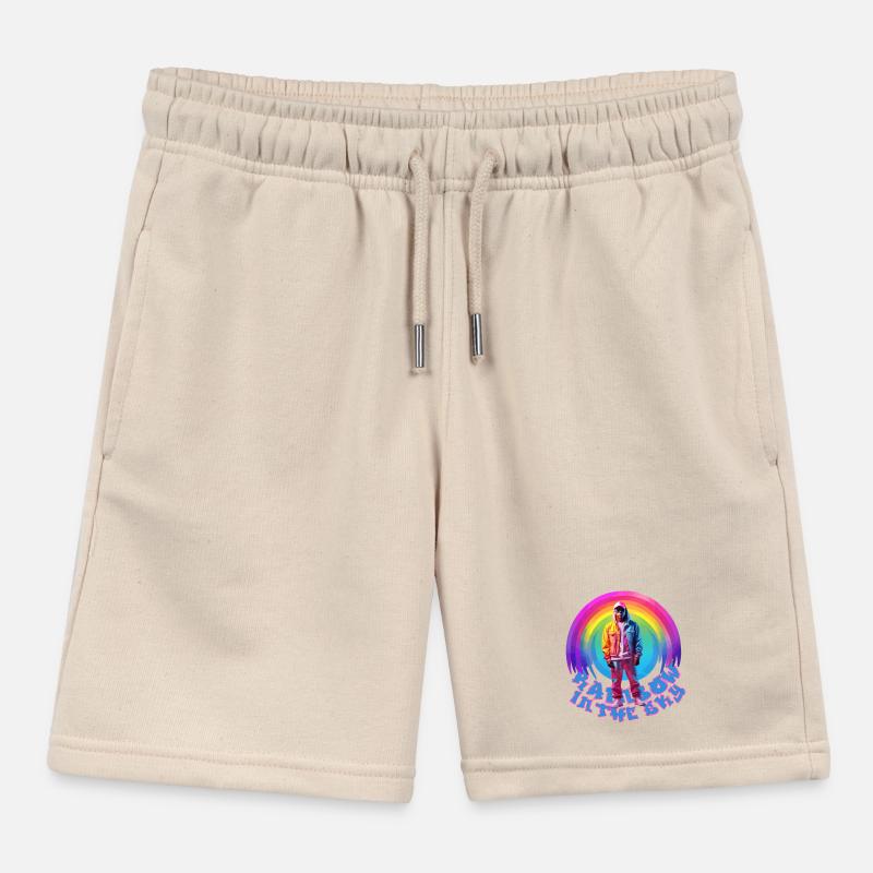 Rainbow Kids Organic Sweat Shorts by Stanley/Stella