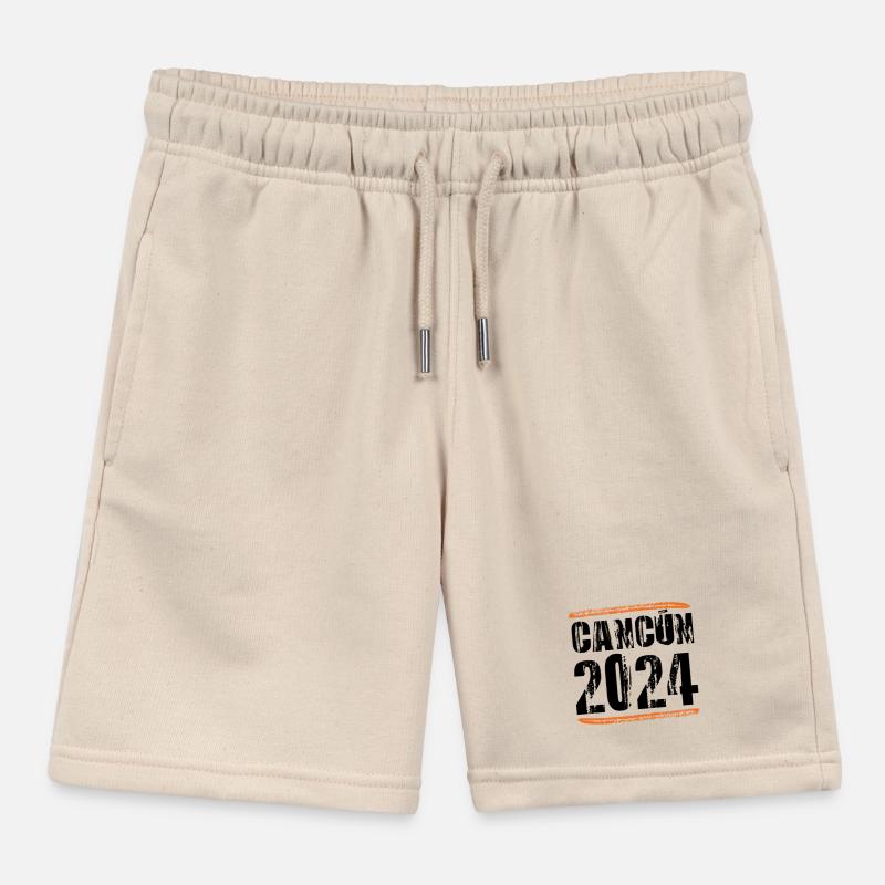 Cancun 2024 Spruch Kinder Organic Joggingshorts Mini Bolter von Stanley/Stella