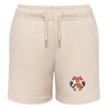 Couple Love Couple In Love - Kids Organic Sweat Shorts by Stanley/Stella - soft Ecru - Front