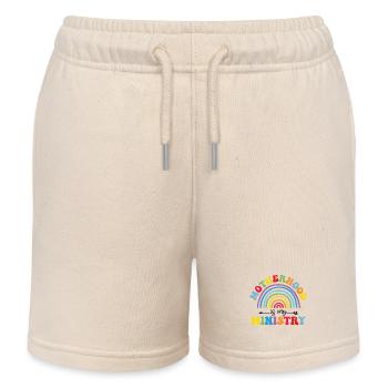La maternité est mon ministère - Short de jogging enfant bio Stanley/Stella - écru doux - Devant
