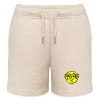 Palm Island Holiday Summer - Kids Organic Sweat Shorts by Stanley/Stella - soft Ecru - Front