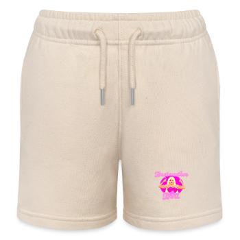 Gym BADDIE poupée - Short de jogging enfant bio Stanley/Stella - écru doux - Devant