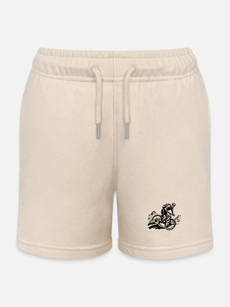 Mountainbiker Mountainbike - Kinder Organic Joggingshorts Mini Bolter von Stanley/Stella - Natur