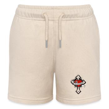 Tahiti - Kids Organic Sweat Shorts by Stanley/Stella - soft Ecru - Front