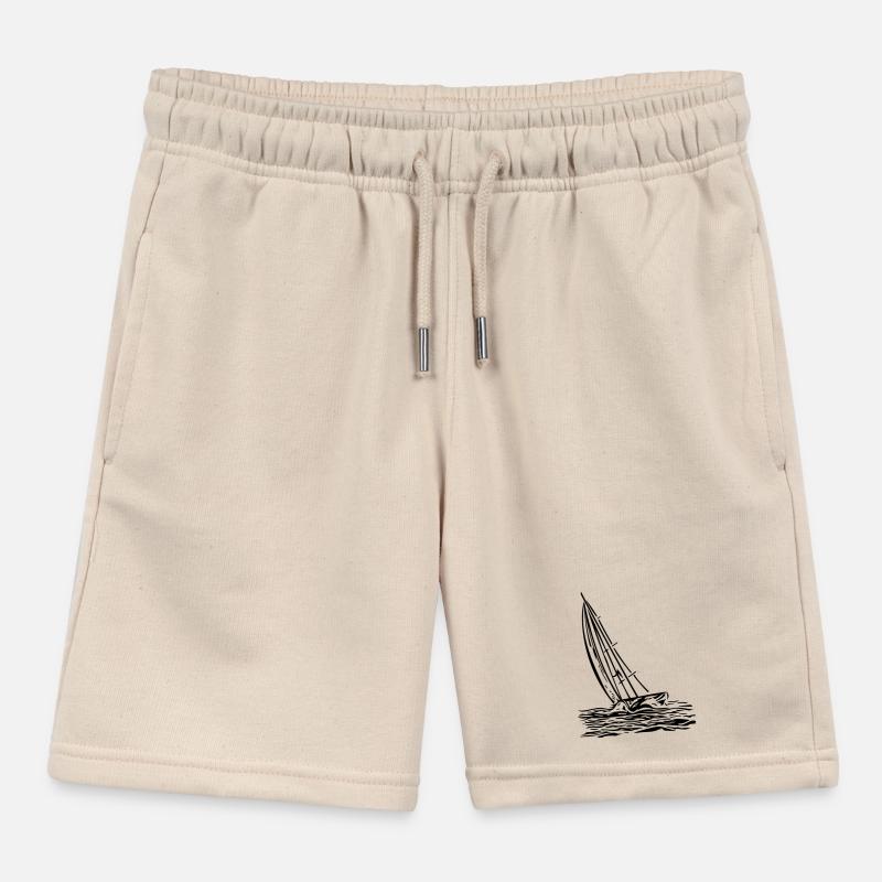 Segelboot am Wind Kinder Organic Joggingshorts Mini Bolter von Stanley/Stella