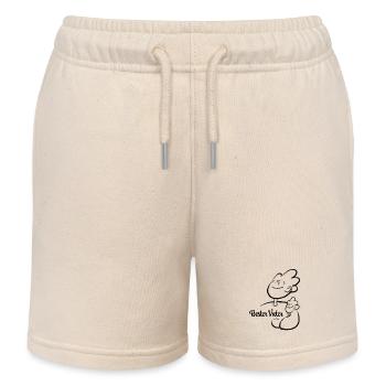Bester Vater und Sohn illustration - Kinder Organic Joggingshorts Mini Bolter von Stanley/Stella - Natur - Vorne
