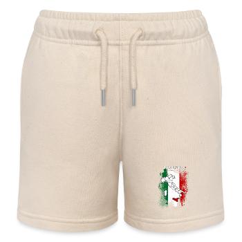 Regione Siciliana - Kids Organic Sweat Shorts by Stanley/Stella - soft Ecru - Front