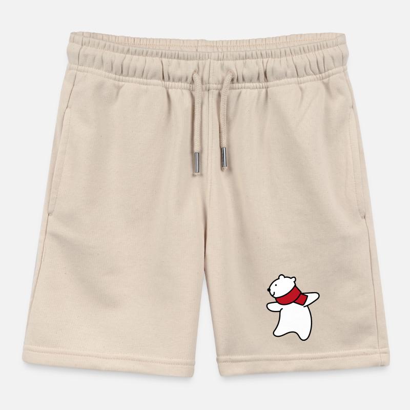 Kleiner Eisbär Kinder Organic Joggingshorts Mini Bolter von Stanley/Stella