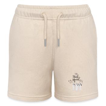 Team Braut - Kinder Organic Joggingshorts Mini Bolter von Stanley/Stella - Natur - Vorne