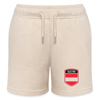 Österreich Europa Alpen Wahrzeichen Wien - Kinder Organic Joggingshorts Mini Bolter von Stanley/Stella - Natur - Vorne