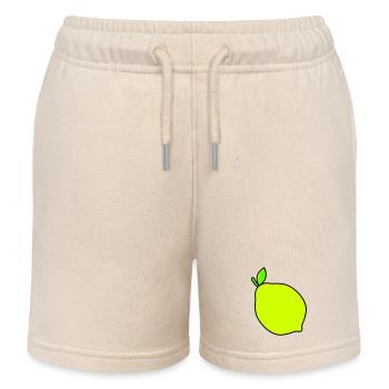 lemon - Kids Organic Sweat Shorts by Stanley/Stella - soft Ecru - Front